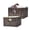 Brown, variant on PE Rattan Storage Baskets Set of 2, Square Woven Waterproof Organizer Bins with Handles, Nesting Design, Brown