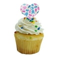 thumbnail image 5 of Cute Baby Things Pattern Heart Love Cupcake Picks Toppers Decoration Set of 6, 5 of 6