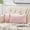 Blush Pink,AAYY207601,12"x20", variant on Ksopiavobs 2 Pack Fall Orange Lumbar Decorative Throw Pillow Covers 12x20 Inch with Tassels for Living Room Couch Bedroom, Soft Velvet Solid Rectangle Cushion Case 30x50 cm, Boho Home Decor