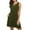Army Green, variant on Itsame Women Summer Dress Fashionable Solid Color V-neck Thin Dress Black Size 2XL