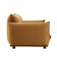 thumbnail image 3 of Modway Copious Performance Velvet Loveseat in Cognac, 3 of 7