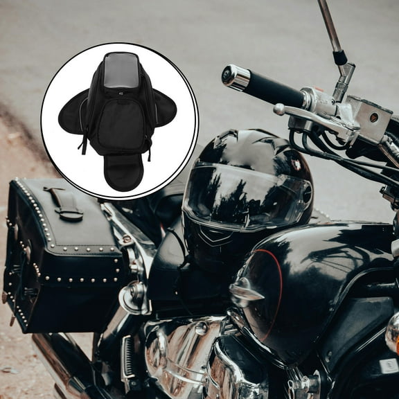 MLINS Motorcycle Tank Bag Riding Bag Headphone Storage Bag Magnetic Navigation Bag