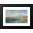 thumbnail image 2 of Gottfried Seelos 24x16 Black Modern Framed Museum Art Print Titled - The Beacon of Presteizza on the Island of Cherso (1886), 2 of 5