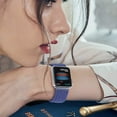 thumbnail image 4 of Woven Single Loop Strap Compatible With Apple Watch, Sports Strap Nylon Braided Strap Compatible With iWatch Series Ladies and Men(Blue,42/44mm S), 4 of 5