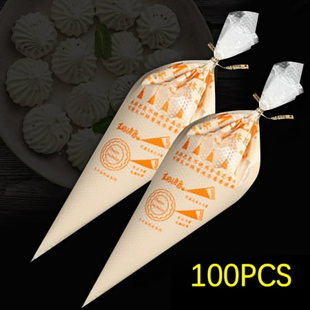 

Ycolew Kitchen Gadgets Cooker Disposable Thick P astry Icing Piping Bag 13inch 100PCS Home & Kitchen Clearance