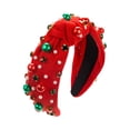 thumbnail image 4 of Diadema Navideña jinwen Con Foto para el pelo Color rojo para mujeres Niñas y niños, 4 of 8