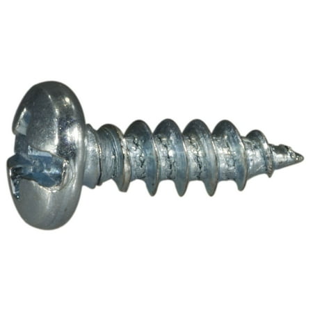 

#8 x 1/2 Zinc Plated Steel Combo Pan Head Sheet Metal Screws