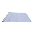 thumbnail image 2 of Ahgly Company Machine Washable Indoor Square Solid Blue Modern Area Rugs, 6' Square, 2 of 4