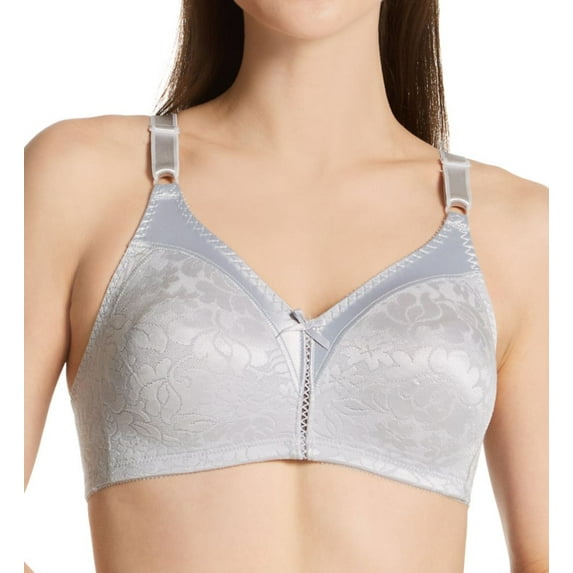 Bali Womens Double Support Lace Wirefree Bra with Spa Closure