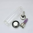 thumbnail image 2 of VIVIDELLE Natural Brazilian Amethyst Quartz Crystal Point Elixir Water Bottle Healing Wand, 2 of 9