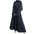 thumbnail image 2 of Guieoi Dress for Women under $10.00 Plus Size Women's Fall Dress Round Neck Sequin Dress Short Sleeves Large Dress Black Black*Friday/Cyber*Monday, 2 of 8