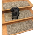 thumbnail image 2 of Dog Assist Carpet Stair Treads - Tiger Eye - (9" x 27") Set of 12, 2 of 7