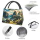 thumbnail image 4 of Fotbe Valley River Dinosaur Bolsa Térmica Portátil con Estampado, Bolsa de Entrega de Alimentos Aislada, Bolsa Reutilizable de Gran Capacidad para Comidas y Supermercado, 4 of 6