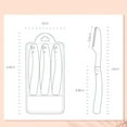 thumbnail image 5 of RAGUPEL 2026 New Eyebrow Shaver,Facial Dermaplane Razors,Face Shavers,Dermaplaning Tool Peach Fuzz Remover for Folding Travel for Home,Travel,Vanity,Office, 5 of 7