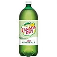 thumbnail image 2 of Canada Dry Diet Ginger Ale, All Natural 2 Liter Bottles (Pack of 2) with Drinking Straws, 2 of 2