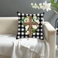 thumbnail image 4 of Clearance!Ymkly Pillow Cases Standard Size,Rabbit Pillowcase Linen Resistants To Dirty Car Cushion Easter Atmosphere Layout Decorative Throw Pillows,Decorative Pillow Covers, 4 of 9