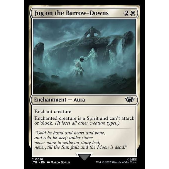 MtG Tales of Middle-Earth Common Fog on the Barrow-Downs #16