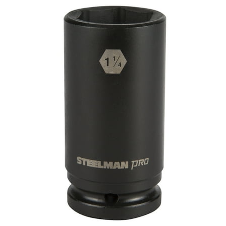 Steelman Pro 3/4 in. Drive 1-1/4 in. 6 Point Deep Impact Socket 79268