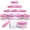 Pink, variant on Beauticom 12 Pieces High Quality 20 Gram 20 ml (0.7 oz) Clear Round Acrylic Cosmetic Product Sample Travel Jars with Pink Lids