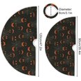 thumbnail image 3 of FMSHPON Halloween Cobweb Pattern Xmas Christmas Tree Skirt Stand Mat for Holiday Party Decoration Indoor Outdoor 48 inches, 3 of 6