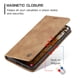 thumbnail image 5 of CaseMe Cuero para Samsung Galaxy S26 5G Funda, Funda de Cuero con Tapa y Tarjetero Cierre Magnético Soporte a Prueba de Golpes Funda Protectora para Teléfono para Galaxy S26 5G 6.3", 5 of 12
