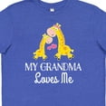 thumbnail image 4 of Inktastic Grandma Loves Me Girls Giraffe Granddaughter Youth T-Shirt, 4 of 5