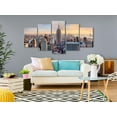 thumbnail image 2 of Tiptophomedecor Stretched Canvas Wall Art  - Sunny Metropolis Wide - Stretched & Framed Ready To Hang Art, 2 of 4