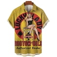 thumbnail image 4 of Camisas gráficas modernas para chicas para hombres, ropa con estampado 3D, camisas hawaianas de playa, blusas Y2K de manga corta, ropa vintage, blusa con solapa, 4 of 4