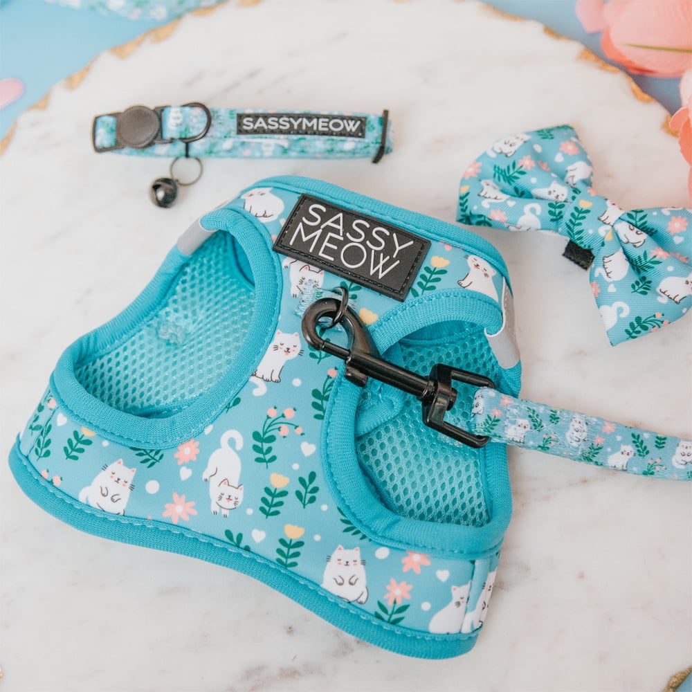 Sassy Meow Cat Step-In Harness Small - Purrs & Petals