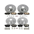thumbnail image 3 of PowerStop Front and Rear Z23 Evolution Sport Carbon-Fiber Ceramic Brake Pad and Drilled & Slotted Rotor Kit Fits: HONDA Select Models K2745, 3 of 10