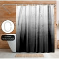 thumbnail image 5 of Americanflat 71" x 74" Shower Curtain, Black Ombre by Emanuela Carratoni, 5 of 7