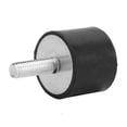 thumbnail image 2 of Soporte de goma, 4 Uds., aislador de montaje de bobina de goma antivibración, amortiguador de vibraciones antichoque para maquinaria de potencia de equipos electrónicos(VE25*20 M6*18), 2 of 8
