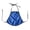 Blue#9527, variant on Baby Girls Halter Neck Sequins Cropped Tops Crew Neck Colorful Sparkly Tank Tops for Girl Stage Performance Tops