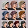 thumbnail image 3 of Headscarf Head Covering for Women Head wear Head wrap Soft Cotton Head wrap Bandana Tichel Turban Wrap, 3 of 3