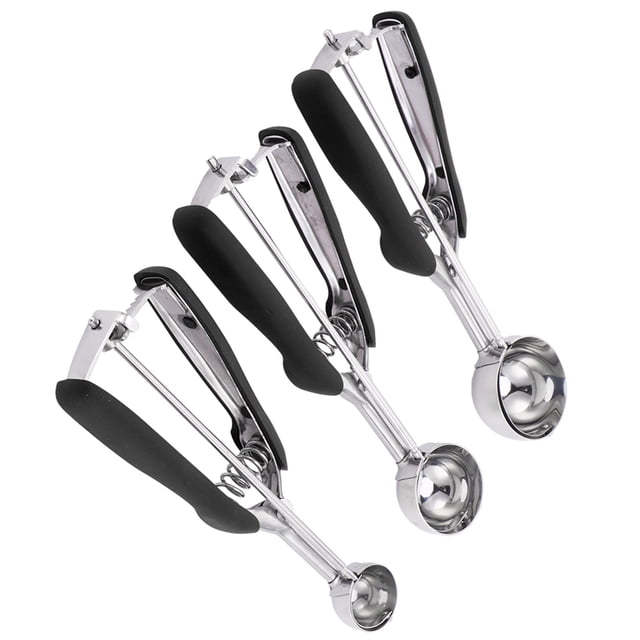 Haofy Cookies Scoop, 3PCS Ice Cream Scoop For Home For Kitchen