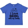 thumbnail image 3 of Inktastic I Love Biking with Daddy Boys or Girls Toddler T-Shirt, 3 of 5