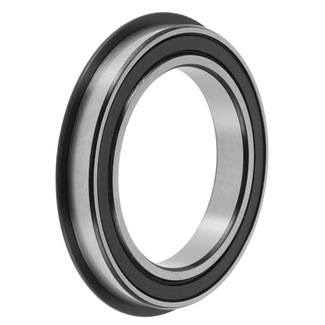 Unique Bargains 6912NR2RS Roulements à Billes Rainures Profondes 60x85x13mm P4 Double Joint en Caoutchouc Roulements Lubrifiés 1 Pce Roue de Scooter Planche à Roulettes Universelle Ton Argent Noir