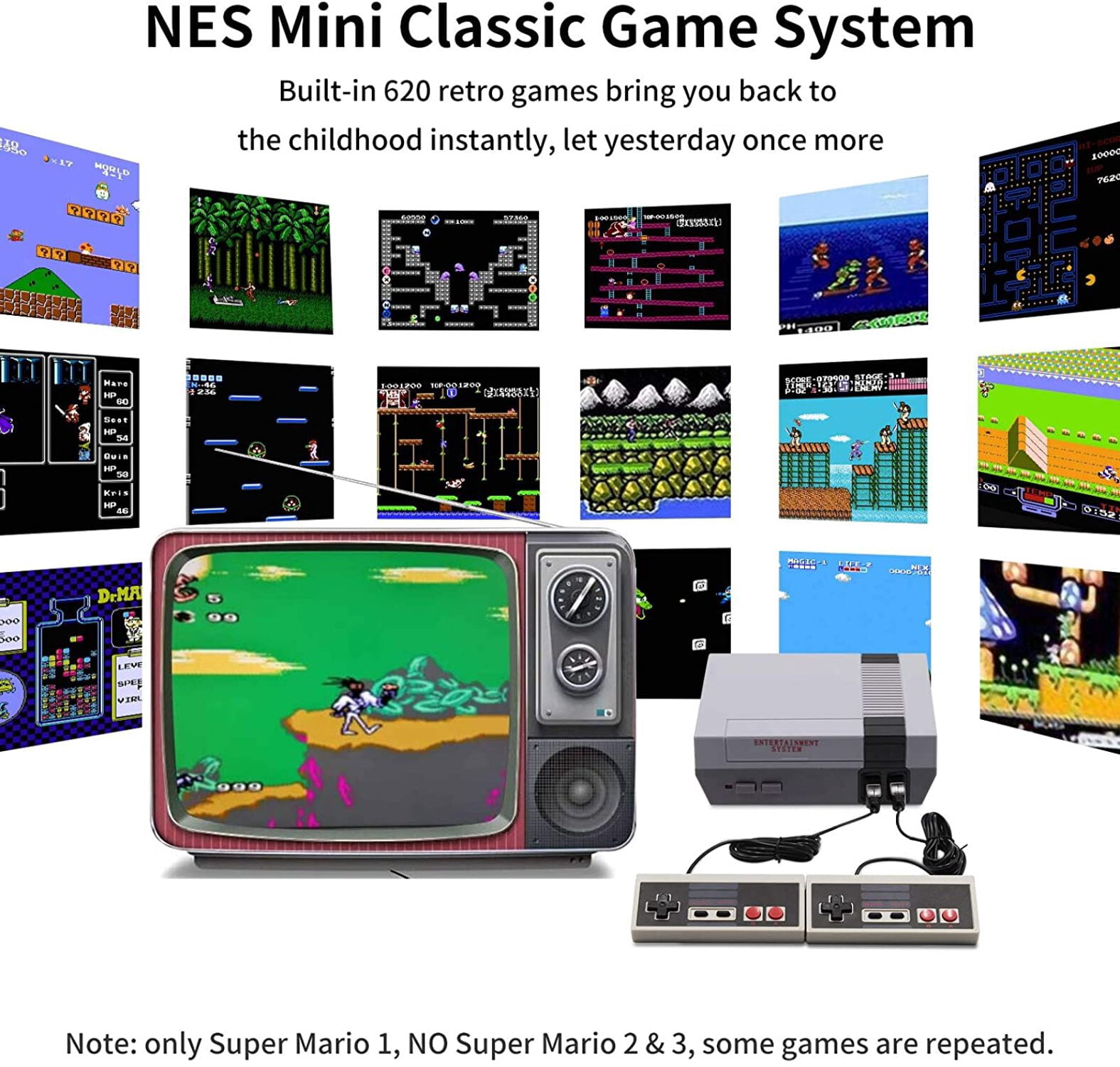 Mini Game Anniversary Edition Built- in 620 Classic games