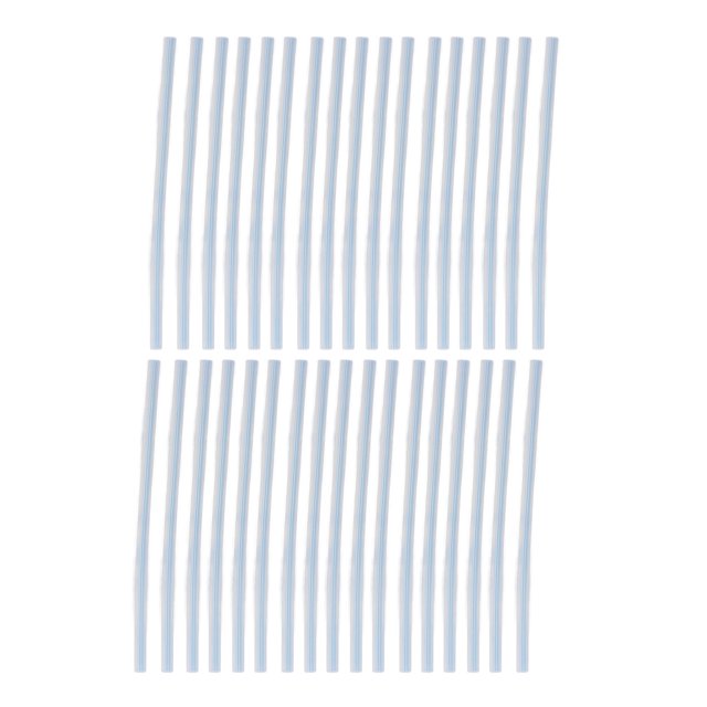 Juego de 34 barras de pegamento termofusible de alta viscosidad EVA transparente de 11 x 300 mm para juguetes.