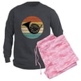 thumbnail image 6 of CafePress - French Horn Retro - Men's Long Sleeve Charcoal Pajama Set, 6 of 7