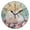 Black, variant on YAZAOO Decorative Wall Clock Size：25cm Radiant Swan Serenade Design Pattern Clock