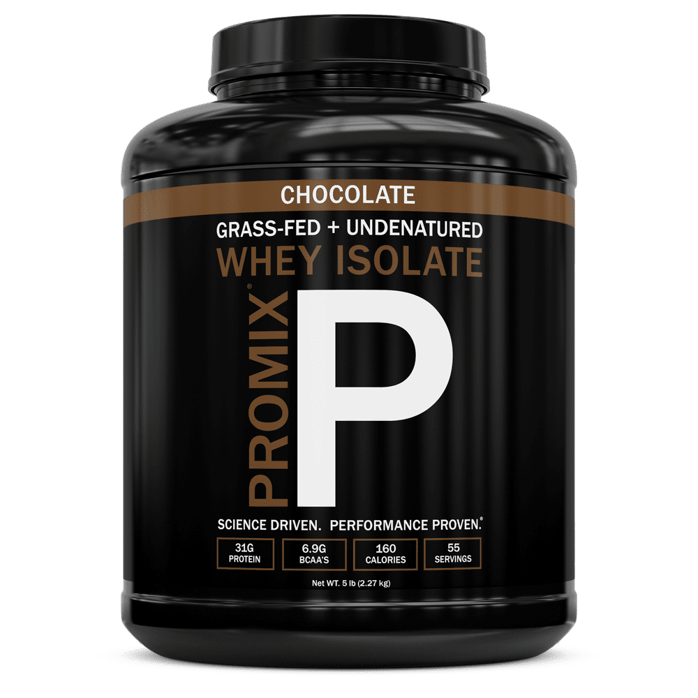 ProMix Nutrition Grass Fed Whey Isolate, 30G Protein, BCAA, Cold