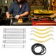 thumbnail image 4 of Extendedor de cuerda de metal, protector de diapasón resistente multifuncional al desgaste de tamamo compacto con bandas de goma para aderezos y pulidos, 4 of 7