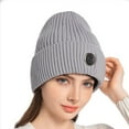 thumbnail image 4 of QQAMB Women Men Heated Beanie Hat,Electric Rechargeable Warm Winter Heated Fleece Cap, 4 of 8