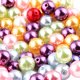 thumbnail image 3 of Kearding 100 Uds. Cuentas de perlas de cristal redondas de colores para collares, pendientes, pulseras, fabricación de joyas, accesorios de bricolaje Tela de costura y artesanía Kearding HA6202-00B, 3 of 6