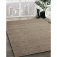 thumbnail image 3 of Ahgly Company Machine Washable Indoor Round Contemporary Brown Area Rugs, 5' Round, 3 of 7