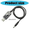thumbnail image 5 of High Efficiency USB to DC3.5X1.35mm Voltages Converters Cable Adjustable 5V to 9V12V Output for Electronics Devices, 5 of 7