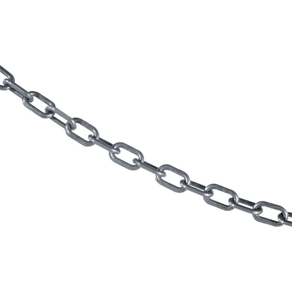 3/4 Inch x 25 Feet Silver Plastic Safety Chain