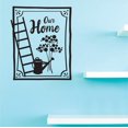 thumbnail image 1 of Custom Decals Our Home Wall Art Size: 10 Inches x 20 Inches Color: Black, 1 of 1