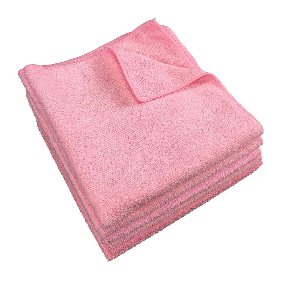 SURPRISE PIE Microfiber Cleaning Cloths 400 GSM Thick Soft Lint Free  12x12 6 Pack Green Blue and Orange Reusable Kitchen Towels Dust Cloth  Rags for